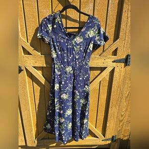 Floral Navy Dress